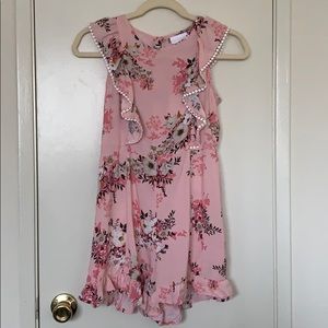 NWT BCBGirls Pink Challis Romper